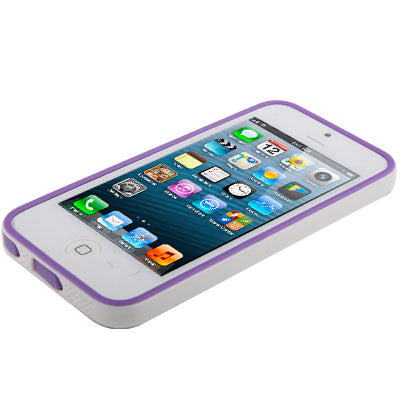 Detachable TPU Protective Case + Plastic Bumper Frame for iPhone 5 & 5s & SE