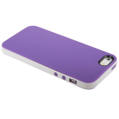 Detachable TPU Protective Case + Plastic Bumper Frame for iPhone 5 & 5s & SE
