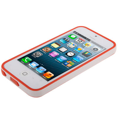 Detachable TPU Protective Case + Plastic Bumper Frame for iPhone 5 & 5s & SE
