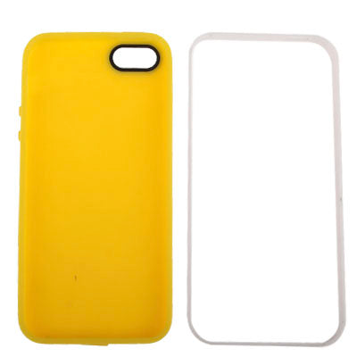 Detachable TPU Protective Case + Plastic Bumper Frame for iPhone 5 & 5s & SE