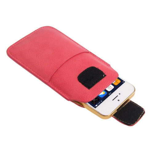 Litchi Texture Leather Case Pocket Sleeve Bag for iPhone 5 & 5C & 5S / iPhone 4 & 4S / Galaxy S IV mini / i9190