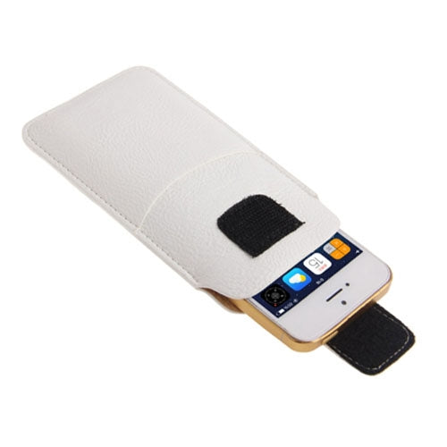 Litchi Texture Leather Case Pocket Sleeve Bag for iPhone 5 & 5C & 5S / iPhone 4 & 4S / Galaxy S IV mini / i9190