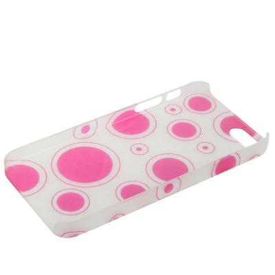 Bubble Pattern Fluorescent Effect Plastic Case for iPhone 5 & 5s & SE
