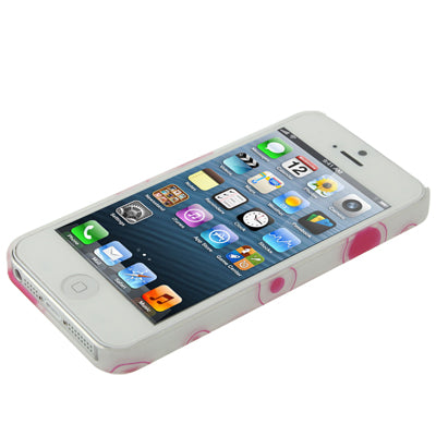 Bubble Pattern Fluorescent Effect Plastic Case for iPhone 5 & 5s & SE