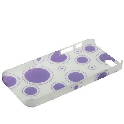 Bubble Pattern Fluorescent Effect Plastic Case for iPhone 5 & 5s & SE