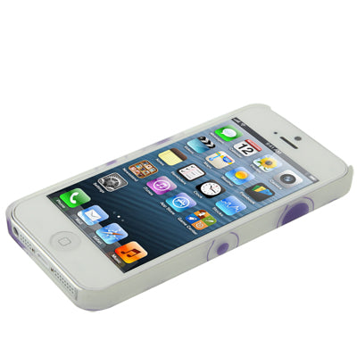 Bubble Pattern Fluorescent Effect Plastic Case for iPhone 5 & 5s & SE