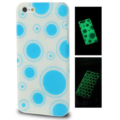 Bubble Pattern Fluorescent Effect Plastic Case for iPhone 5 & 5s & SE