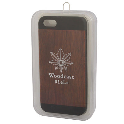 Protective Plastic Case with Rosewood Skin for iPhone 5 & 5s & SE