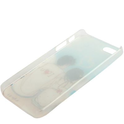 QYG Q-case High Quality Lovers Pattern Plastic Protective Case for iPhone 5 & 5s & SE