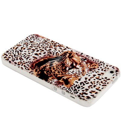 QYG Q-case High Quality Leopard Pattern Plastic Protective Case for iPhone 5 & 5s & SE