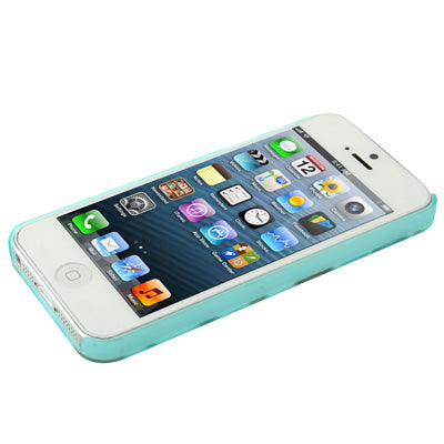 Colorful Dots Style Translucent Frame Hollow Plastic Case for iPhone 5 & 5s & SE