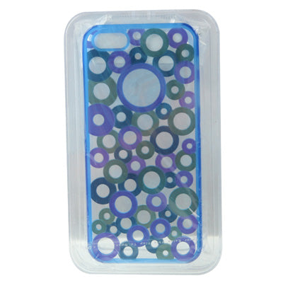 Colorful Dots Style Translucent Frame Hollow Plastic Case for iPhone 5 & 5s & SE