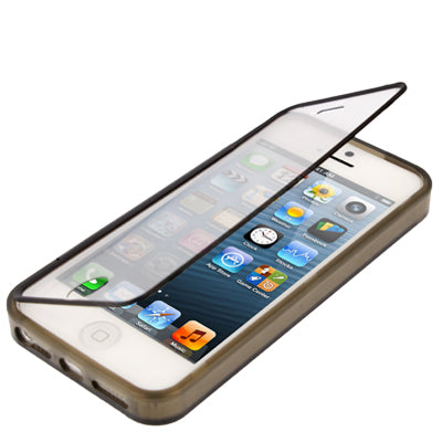Transparent Flip TPU Case for iPhone 5 & 5s & SE & SE