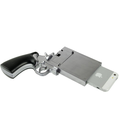 Handgun Style Plating Skinning Plastic Shell for iPhone 5 & 5s & SE