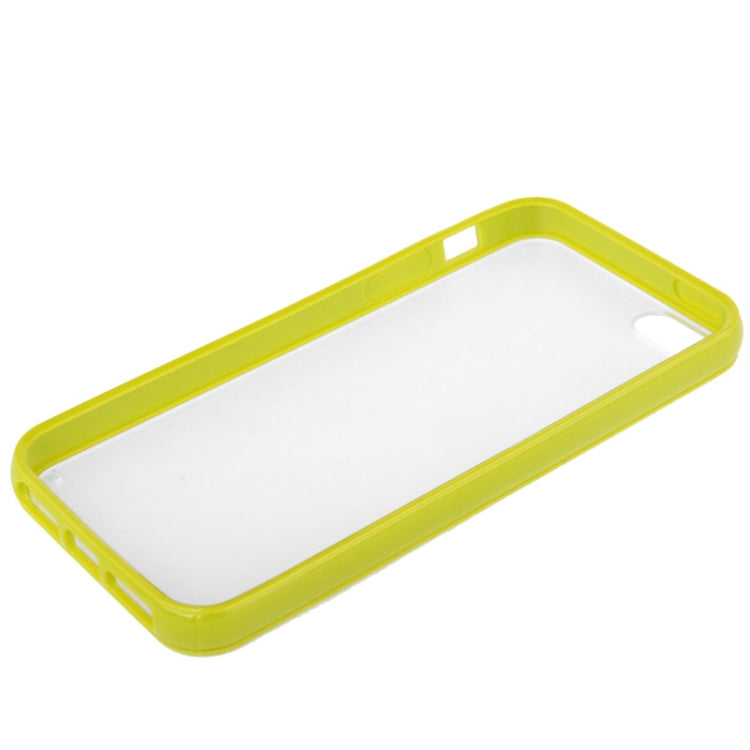 Ultra Slim Translucent Frosted Plastic Protective Case with TPU Frame for iPhone 5