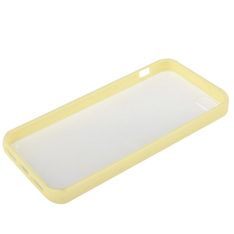 Ultra Slim Translucent Frosted Plastic Protective Case with TPU Frame for iPhone 5