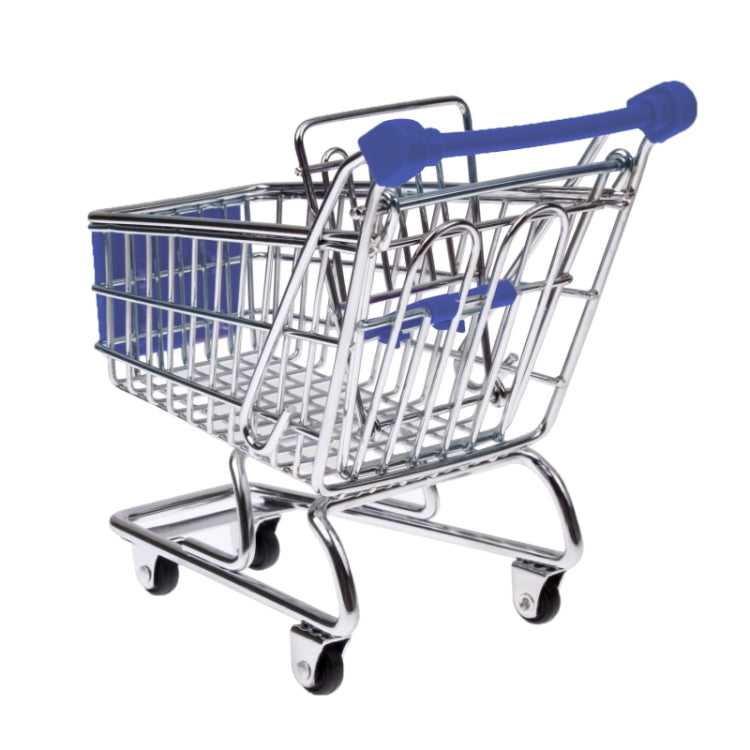 Universal Mini Grocery Shopping Cart Style Desktop Storage Box / Holder