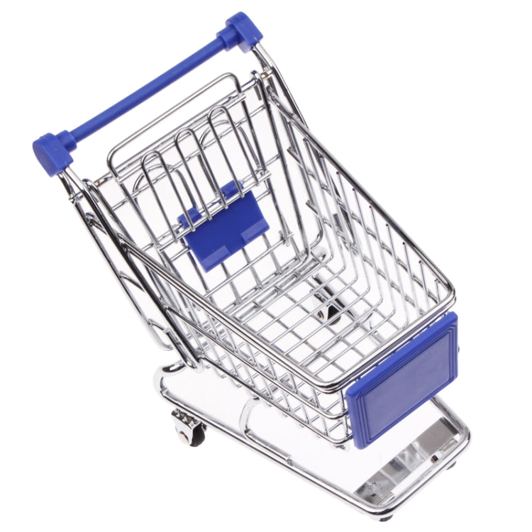 Universal Mini Grocery Shopping Cart Style Desktop Storage Box / Holder