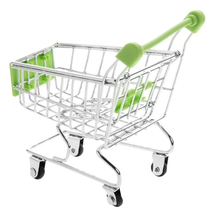 Universal Mini Grocery Shopping Cart Style Desktop Storage Box / Holder