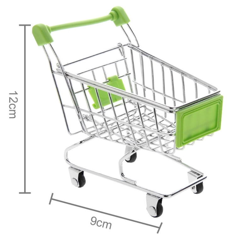 Universal Mini Grocery Shopping Cart Style Desktop Storage Box / Holder