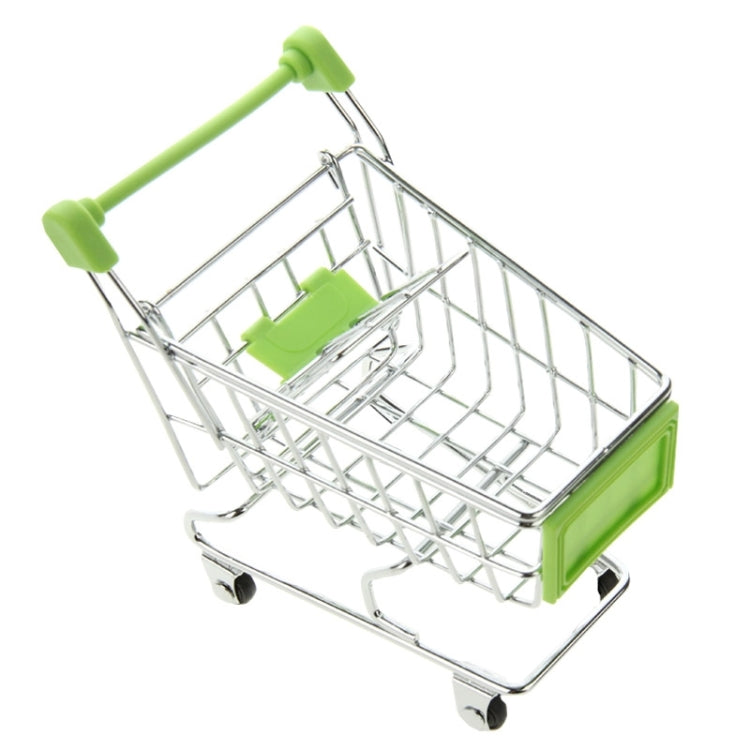 Universal Mini Grocery Shopping Cart Style Desktop Storage Box / Holder