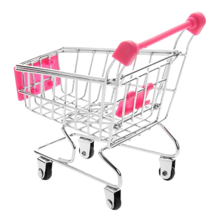 Universal Mini Grocery Shopping Cart Style Desktop Storage Box / Holder