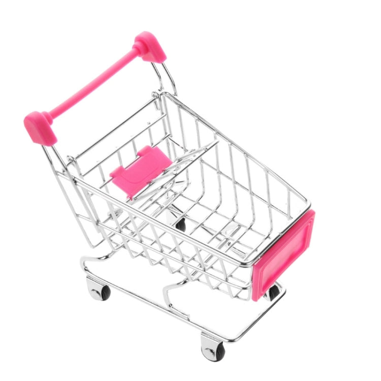 Universal Mini Grocery Shopping Cart Style Desktop Storage Box / Holder