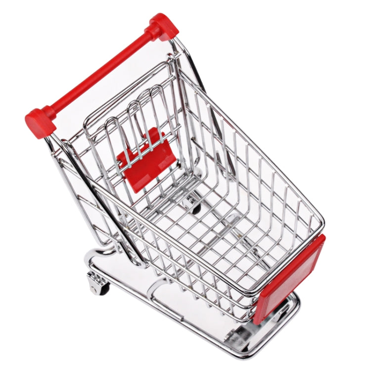 Universal Mini Grocery Shopping Cart Style Desktop Storage Box / Holder