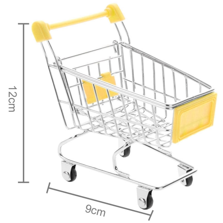 Universal Mini Grocery Shopping Cart Style Desktop Storage Box / Holder