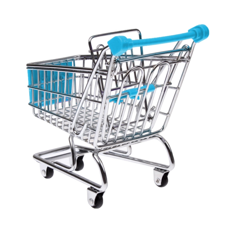 Universal Mini Grocery Shopping Cart Style Desktop Storage Box / Holder