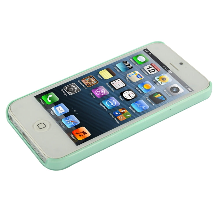 Spiral Decorative Pattern Smooth Surface Plastic Case for iPhone 5 & 5s & SE