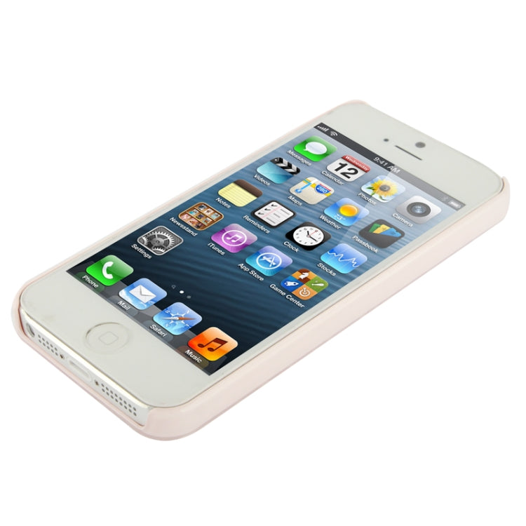 Spiral Decorative Pattern Smooth Surface Plastic Case for iPhone 5 & 5s & SE