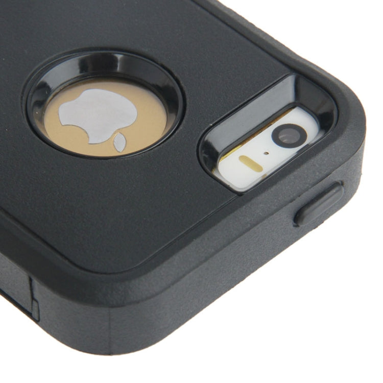 Plastic + Screen Protector + TPU Combination Case for iPhone 5 & 5s & SE
