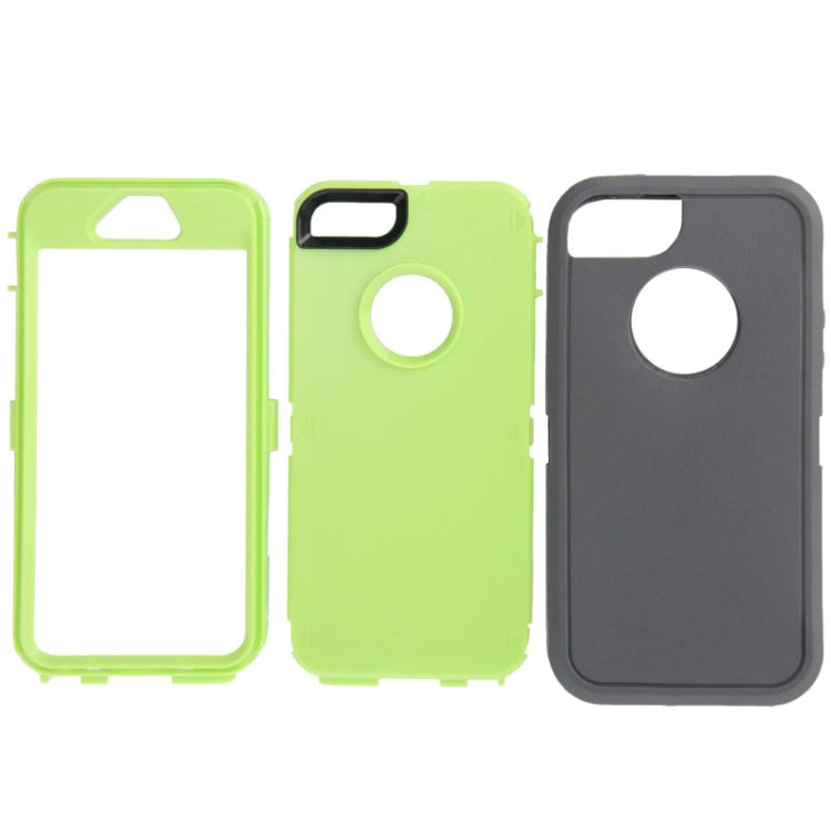 Plastic + Screen Protector + TPU Combination Case for iPhone 5 & 5s & SE