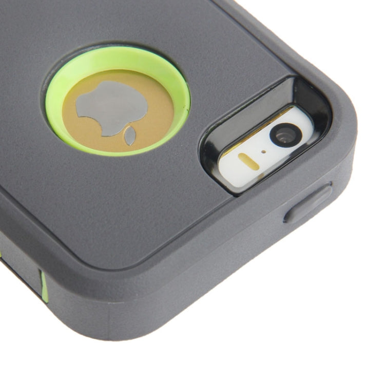 Plastic + Screen Protector + TPU Combination Case for iPhone 5 & 5s & SE