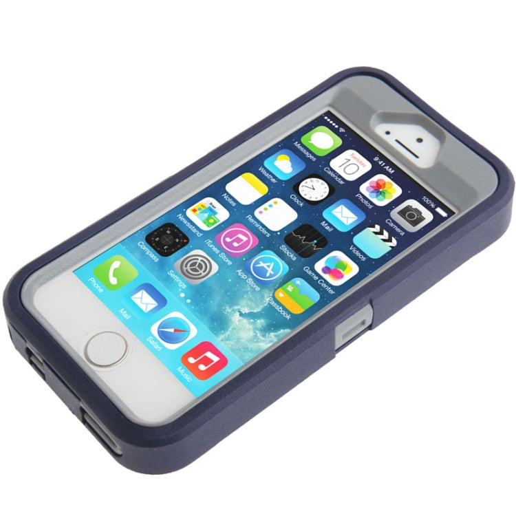 Plastic + Screen Protector + TPU Combination Case for iPhone 5 & 5s & SE