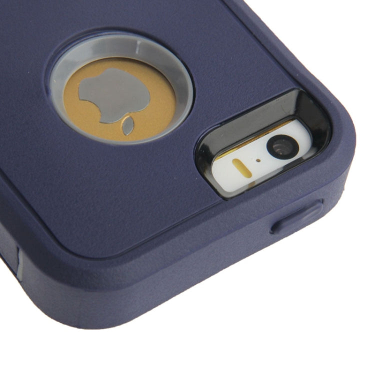 Plastic + Screen Protector + TPU Combination Case for iPhone 5 & 5s & SE