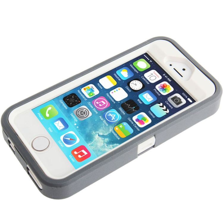 Plastic + Screen Protector + TPU Combination Case for iPhone 5 & 5s & SE