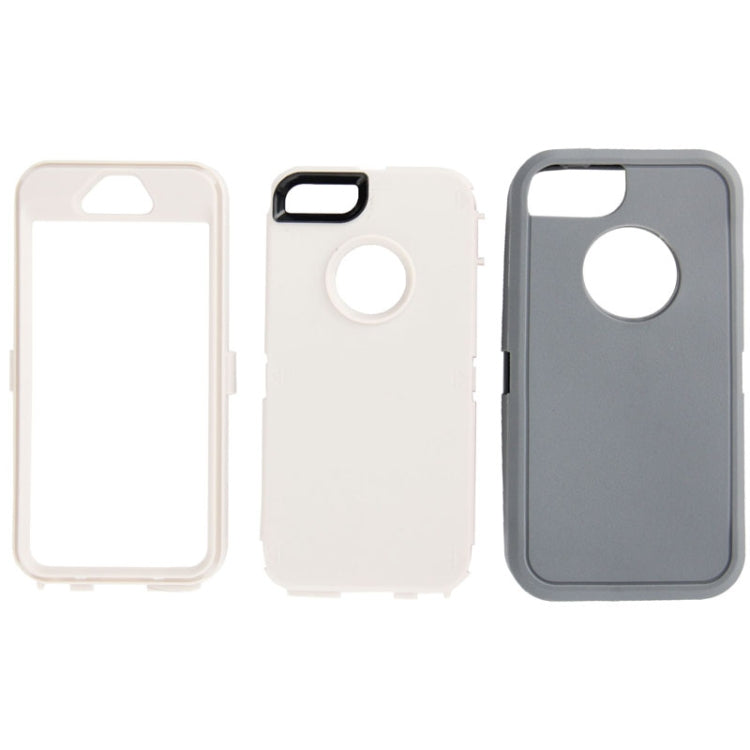 Plastic + Screen Protector + TPU Combination Case for iPhone 5 & 5s & SE
