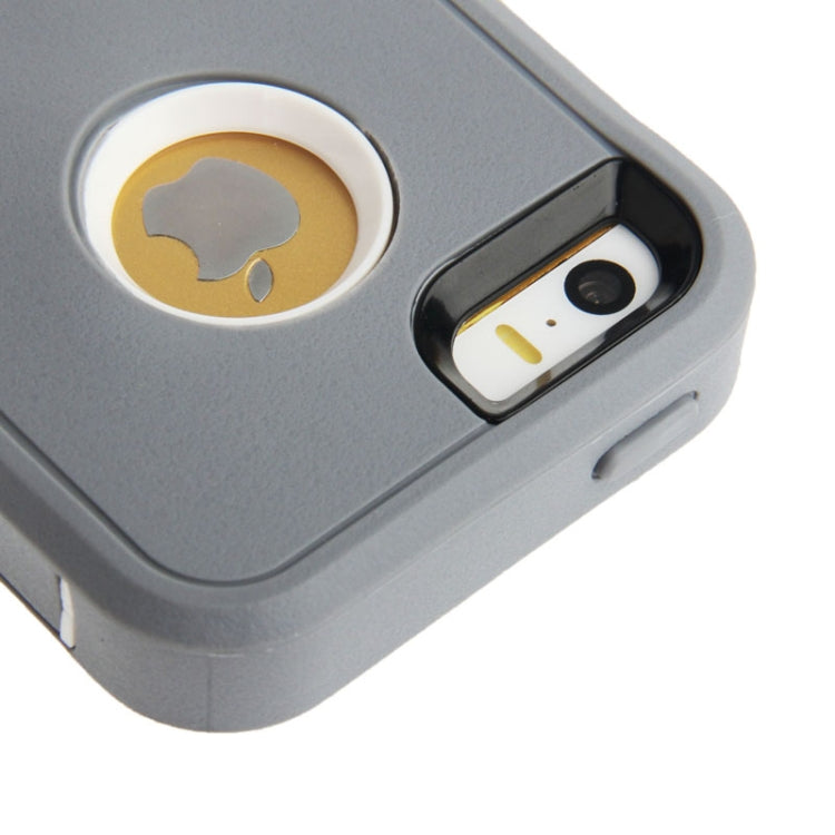 Plastic + Screen Protector + TPU Combination Case for iPhone 5 & 5s & SE
