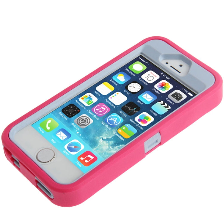 Plastic + Screen Protector + TPU Combination Case for iPhone 5 & 5s & SE