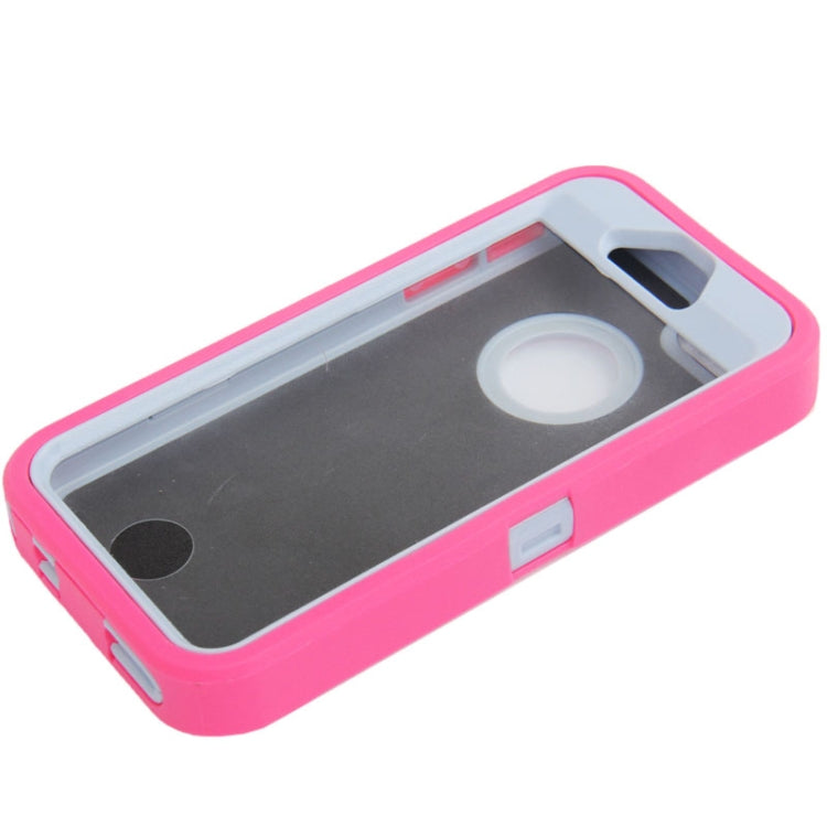 Plastic + Screen Protector + TPU Combination Case for iPhone 5 & 5s & SE