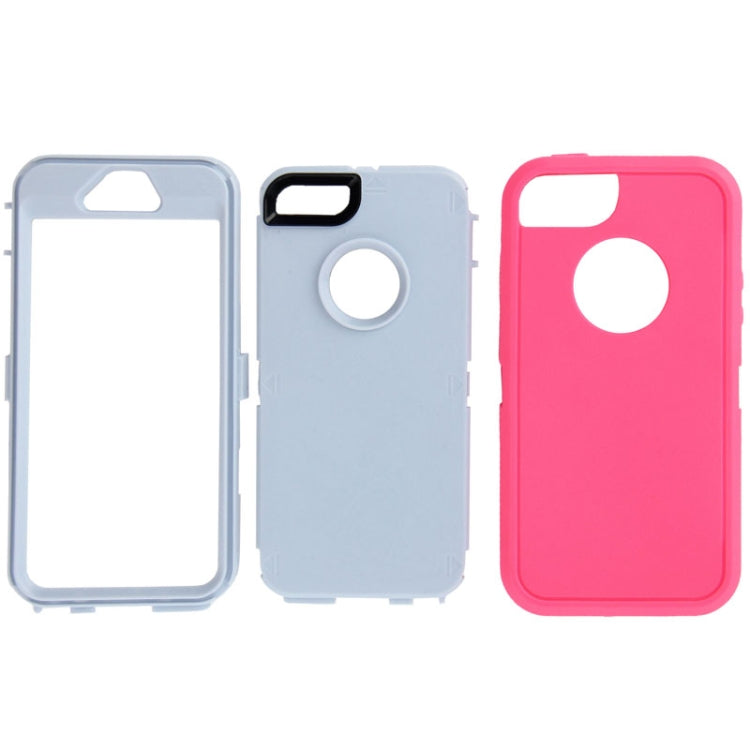 Plastic + Screen Protector + TPU Combination Case for iPhone 5 & 5s & SE