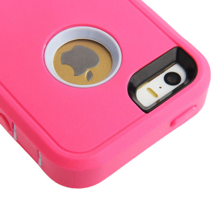 Plastic + Screen Protector + TPU Combination Case for iPhone 5 & 5s & SE