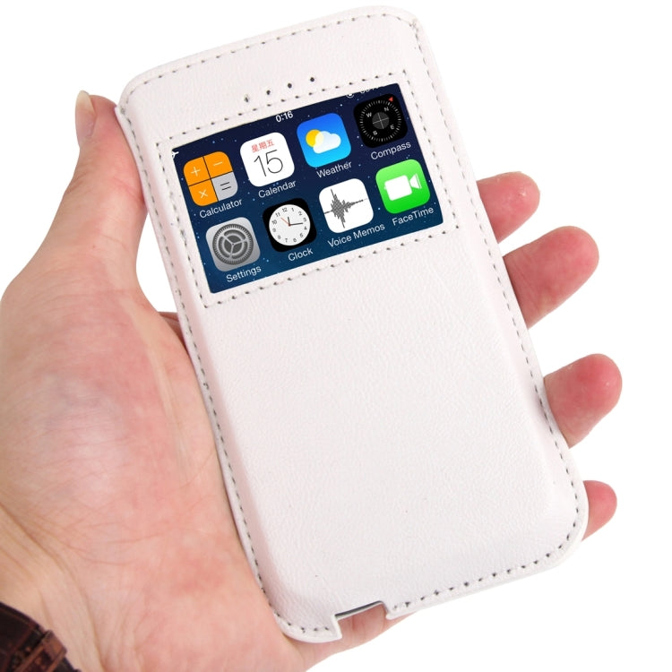 Litchi Texture Leather Case Pocket Sleeve Bag with Pull Up Tab & Call Display ID for iPhone 5 & 5s & SE & SE & 5C