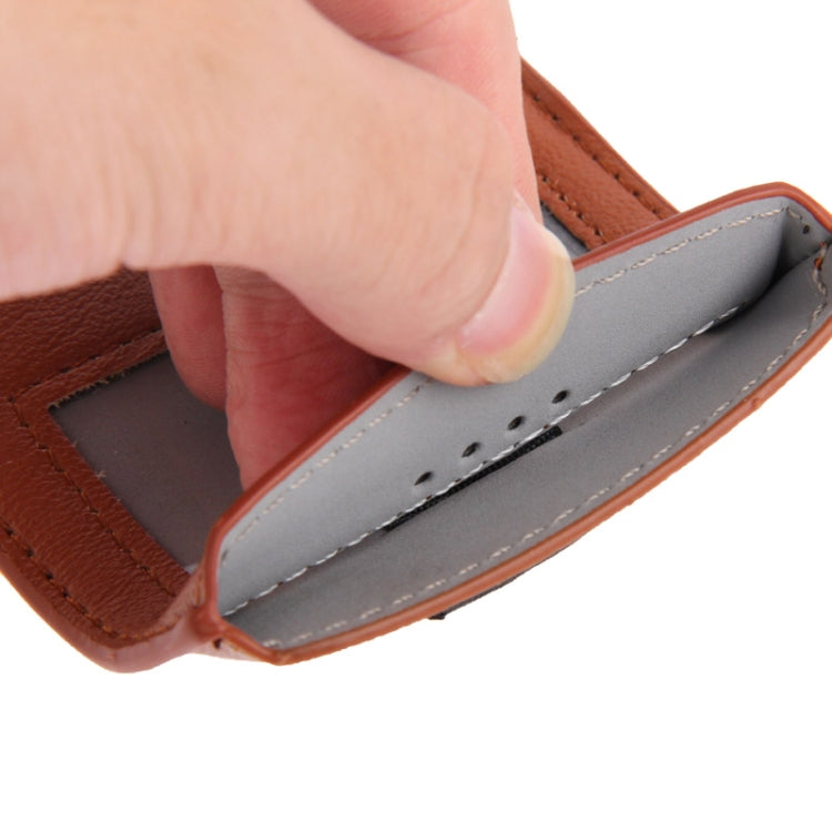 Litchi Texture Leather Case Pocket Sleeve Bag with Pull Up Tab & Call Display ID for iPhone 5 & 5s & SE & SE & 5C