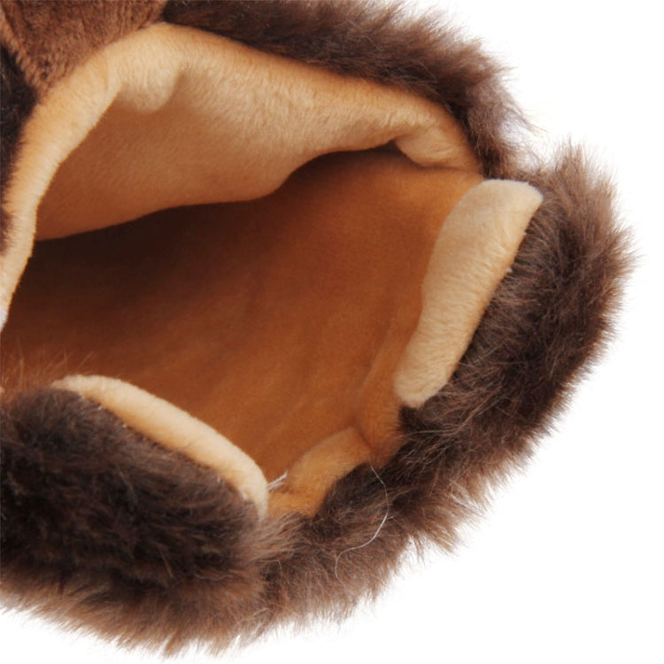 Fox Style Plush Carry Bag for iPhone 5 & 5s & SE & 5C / i9500 / i9300 / N7100 / Note III / N9000 (Brown)