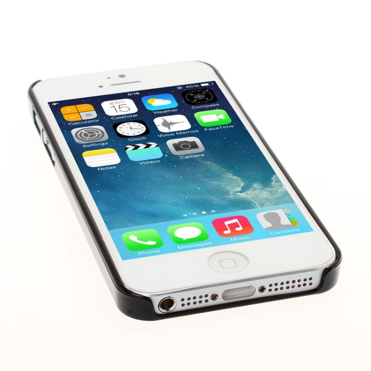 Engraving Flower Plastic Protective Case for iPhone 5 & 5s & SE