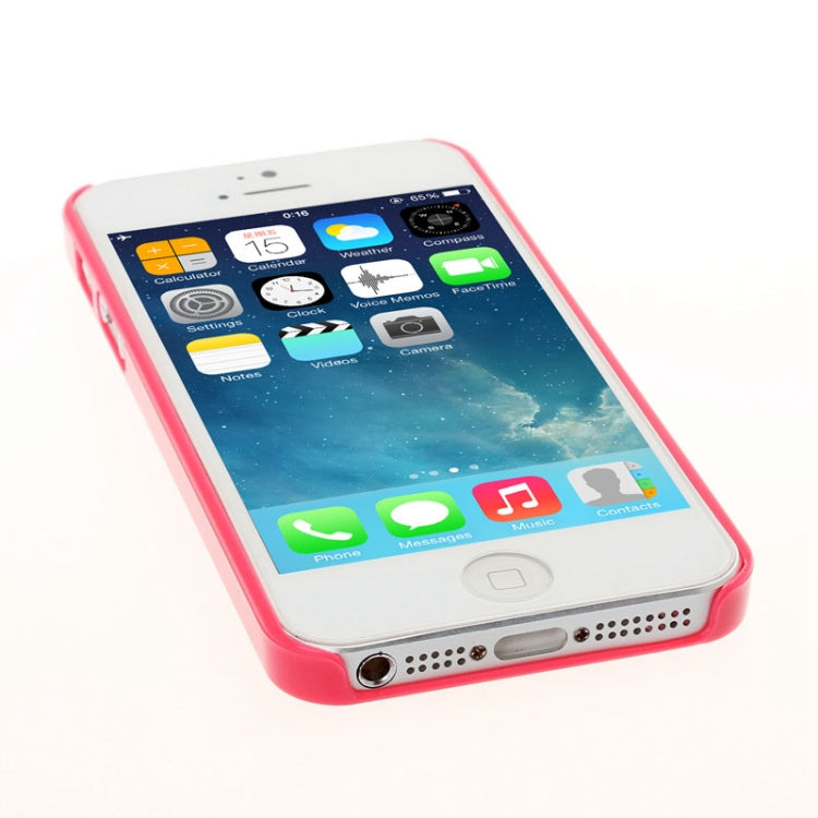 Engraving Flower Plastic Protective Case for iPhone 5 & 5s & SE