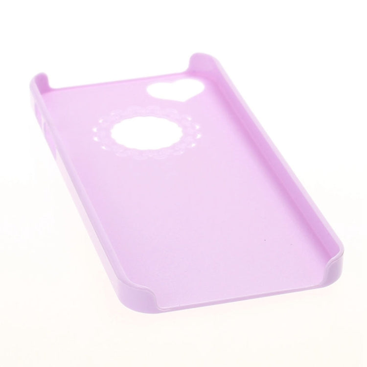 Engraving Flower Plastic Protective Case for iPhone 5 & 5s & SE